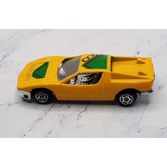 Vintage Summer #8805 Maserati Merak SS Yellow Diecast - Picture 3 of 6